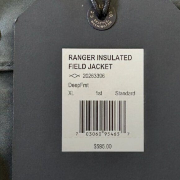 Filson Ranger Insulated Field Jacket | NWT | MSRP $595 - Picture 5 of 5